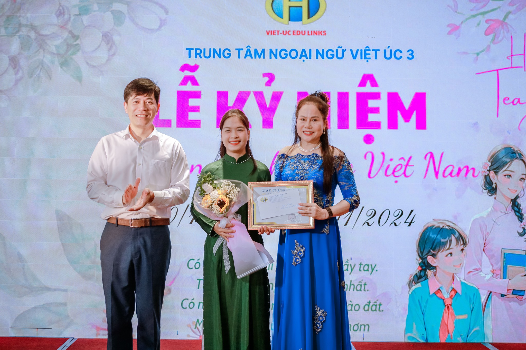 CHÚC MỪNG THÀNH CÔNG CHƯƠNG TRÌNH KỶ NIỆM 42 NĂM NGÀY NHÀ GIÁO VIỆT NAM - SAO MAI VIỆT ÚC 3